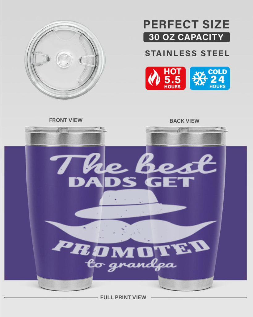 the best dads get promoted 164#- fathers day- Tumbler