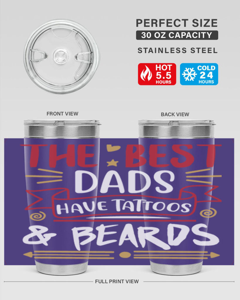 the best dads have tattoos beards 3#- fathers day- Tumbler