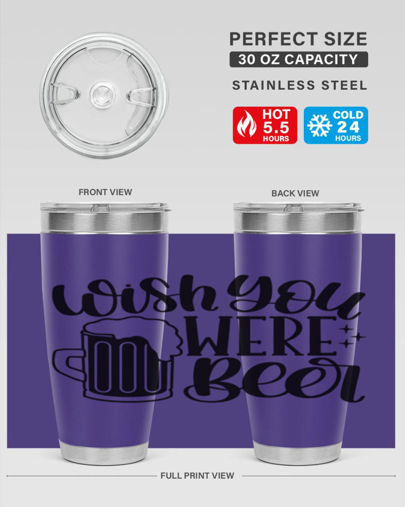 wish you were beer 15#- beer- Tumbler