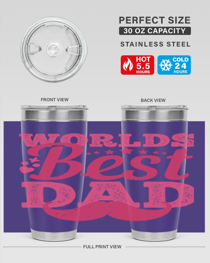 worlds best dad 142#- fathers day- Tumbler