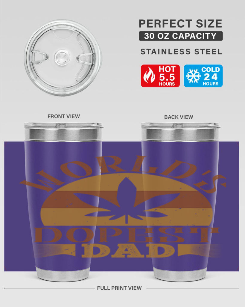 worlds dopest dad 145#- fathers day- Tumbler