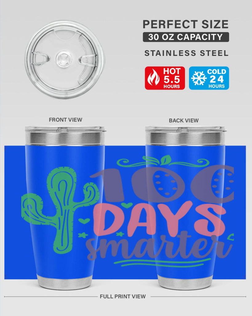 100 days smarterr 23#- 100 days of school- Tumbler