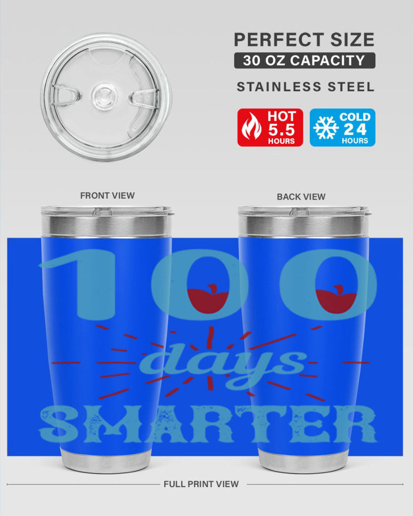 7 days smarter 47#- 100 days of school- Tumbler