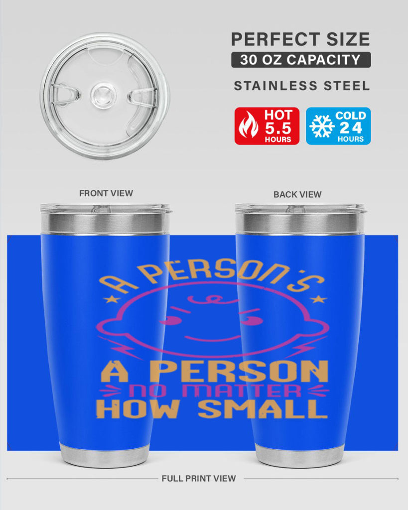 A person is a person no matter how small Style 39#- baby shower- tumbler