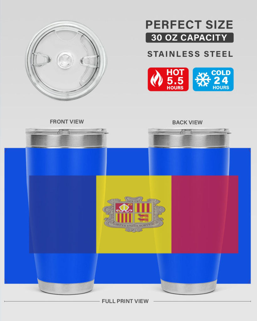 Andorra 194#- world flags- Tumbler