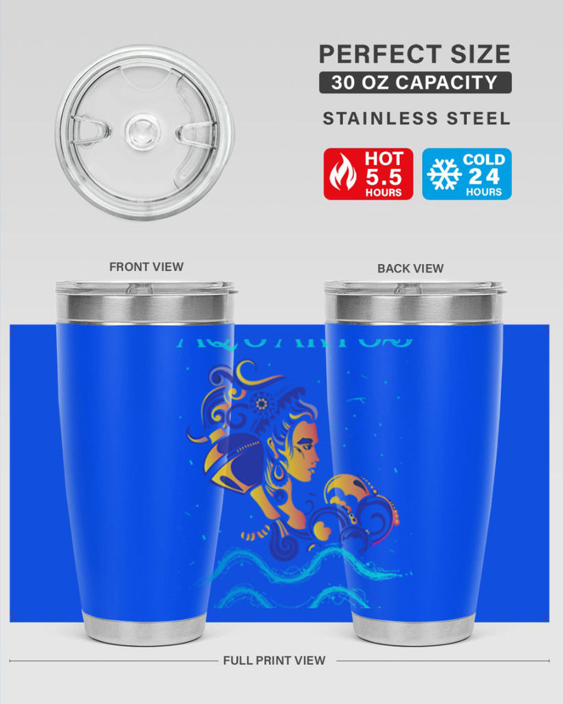 AquariusZodiac 76#- zodiac- Tumbler