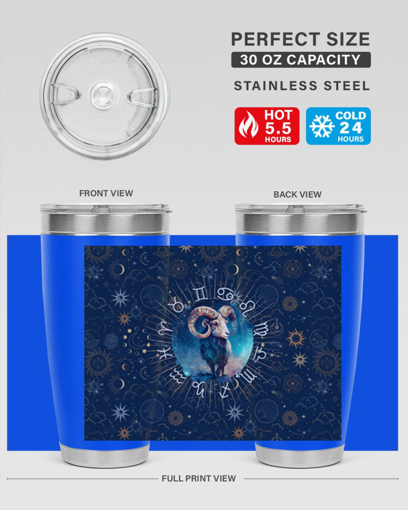 Aries Straigth 95#- zodiac- Tumbler