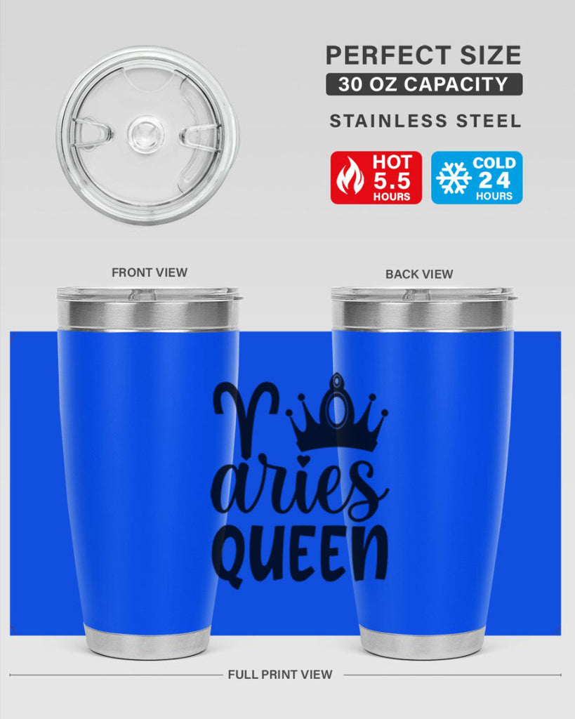 Aries queen 118#- zodiac- Tumbler