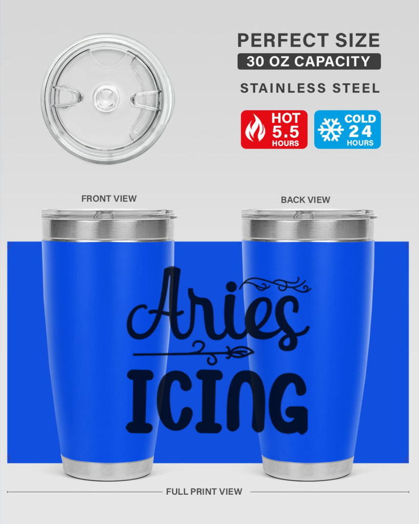 Ariesicing 106#- zodiac- Tumbler