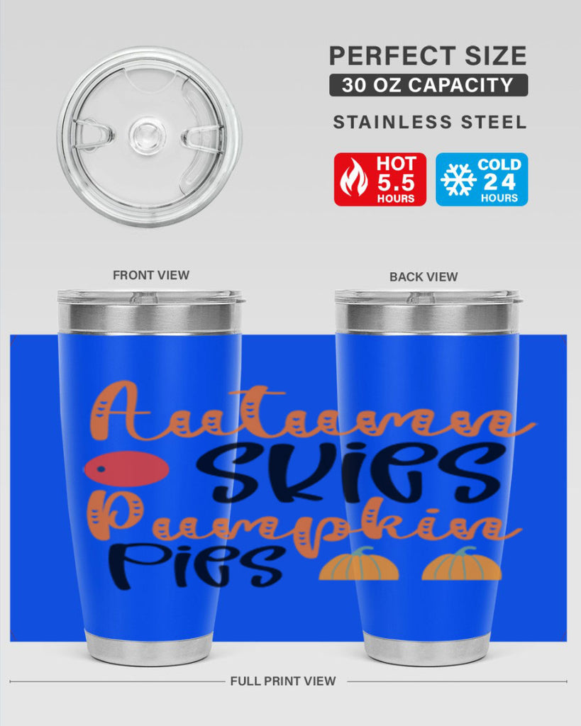 Autumn Skies Pumpkin Pies 30#- fall- Tumbler