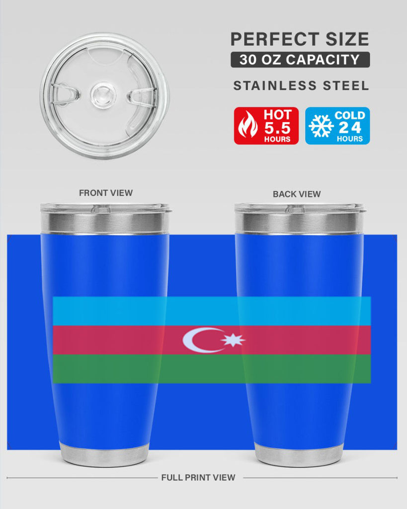 Azerbaijan 187#- world flags- Tumbler