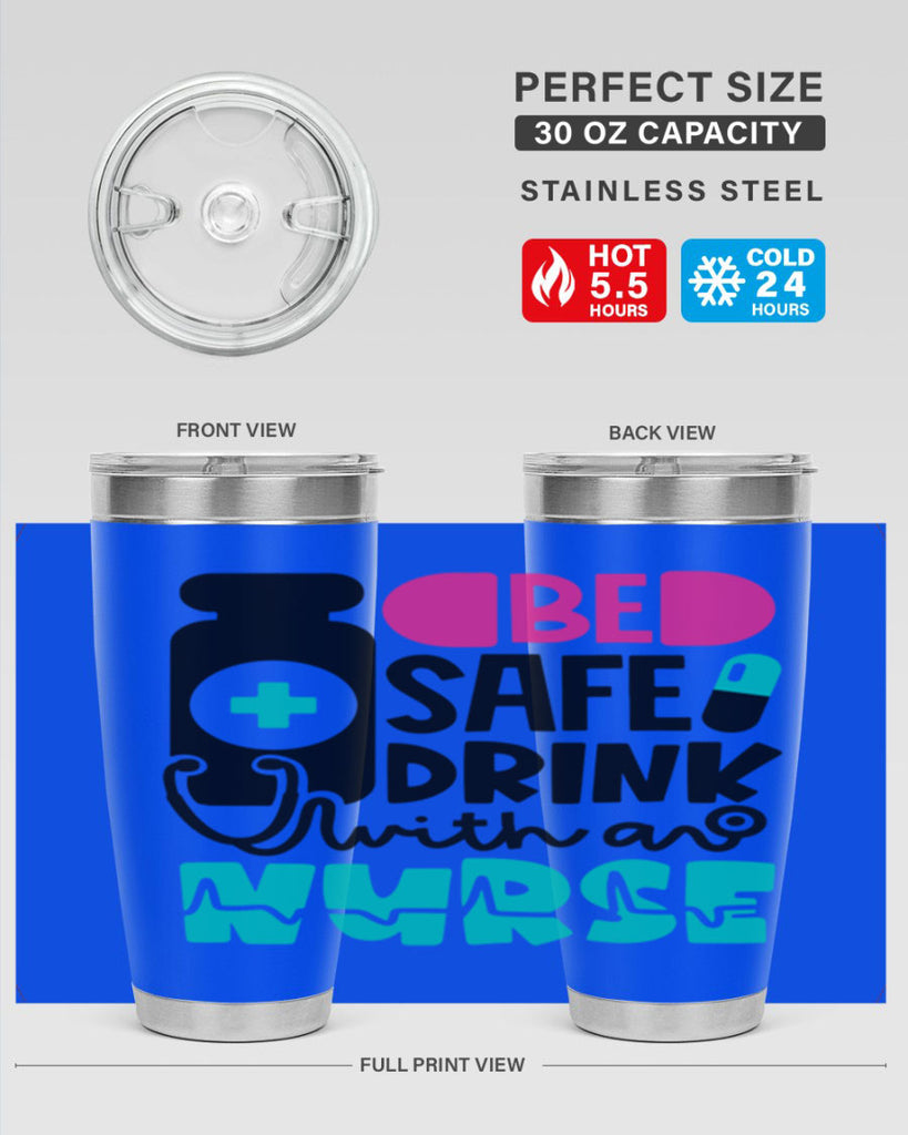 Be Safe Drink With An Nurse Style Style 222#- nurse- tumbler