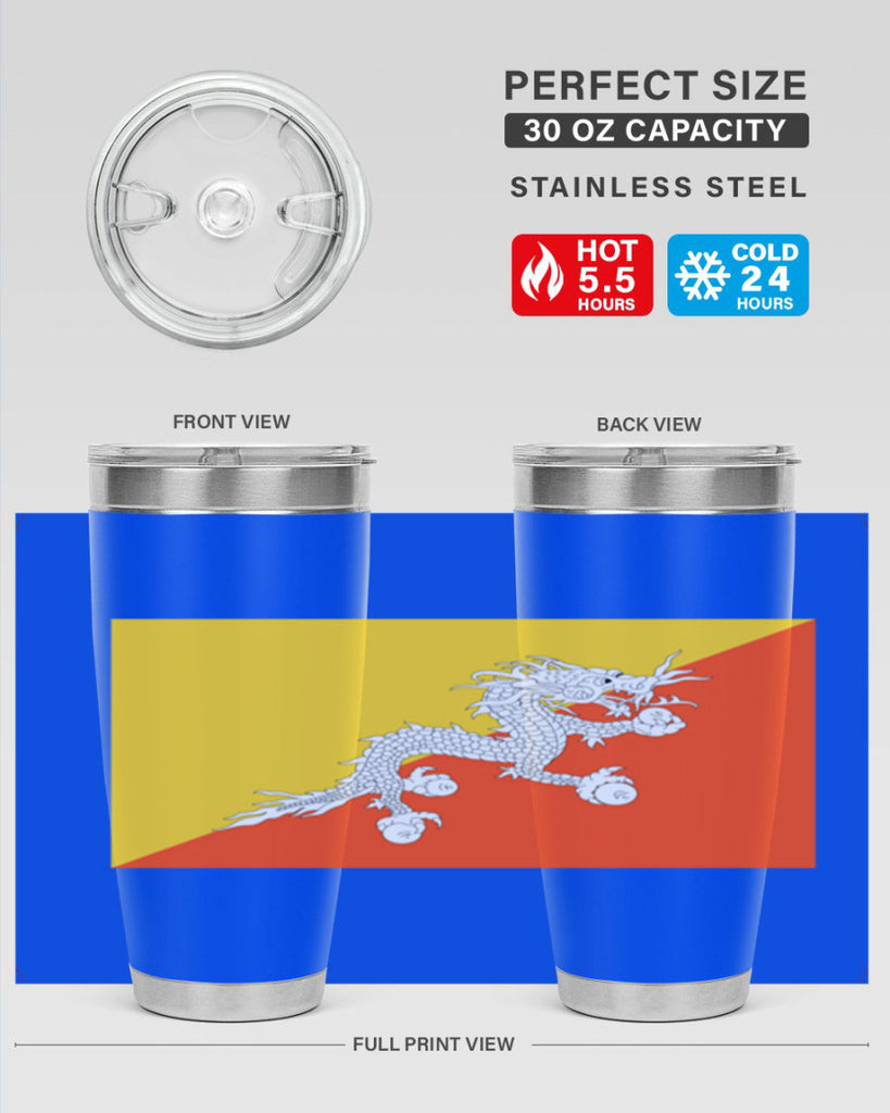 Bhutan 178#- world flags- Tumbler