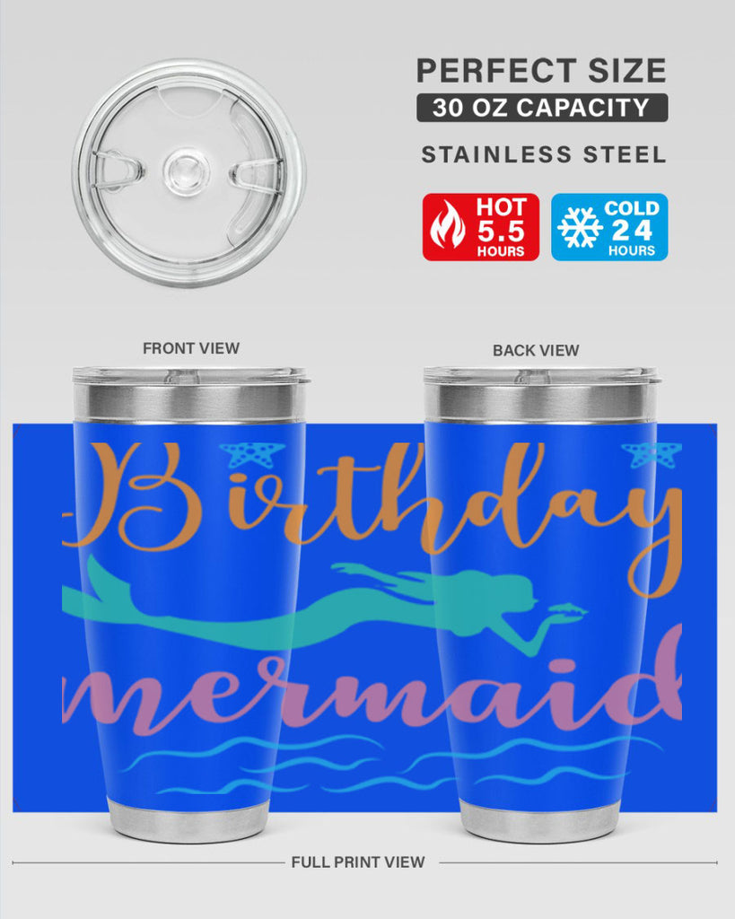 Birthday Mermaid Design 79#- mermaid- Tumbler