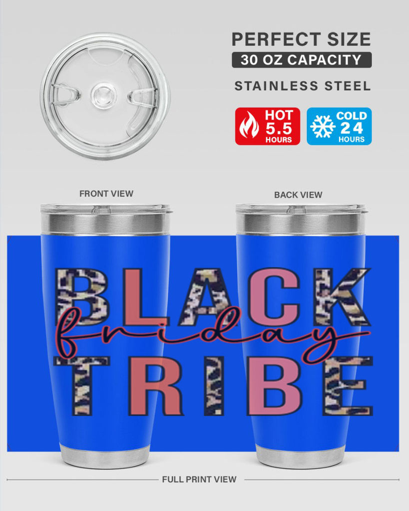 Black friday tribe 46#- fall- Tumbler