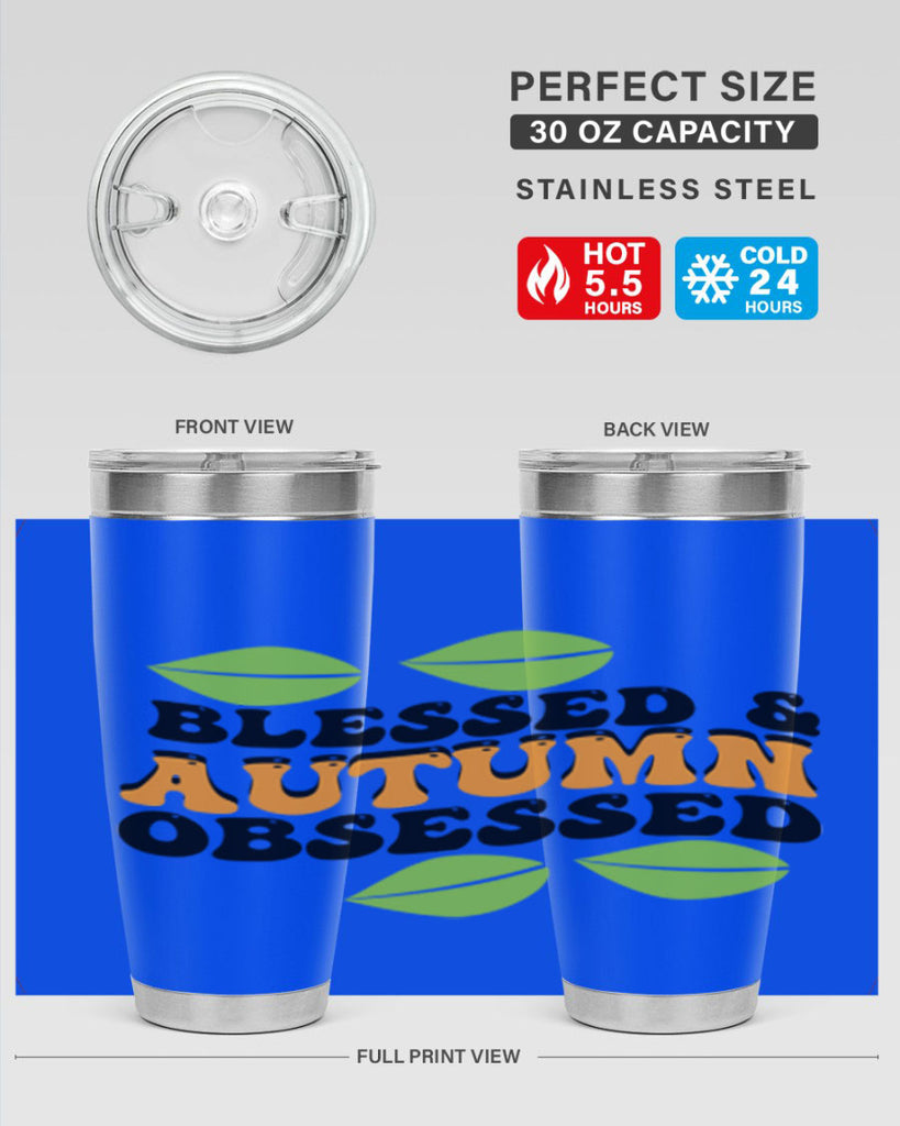 Blessed Autumn Obsessed 48#- fall- Tumbler