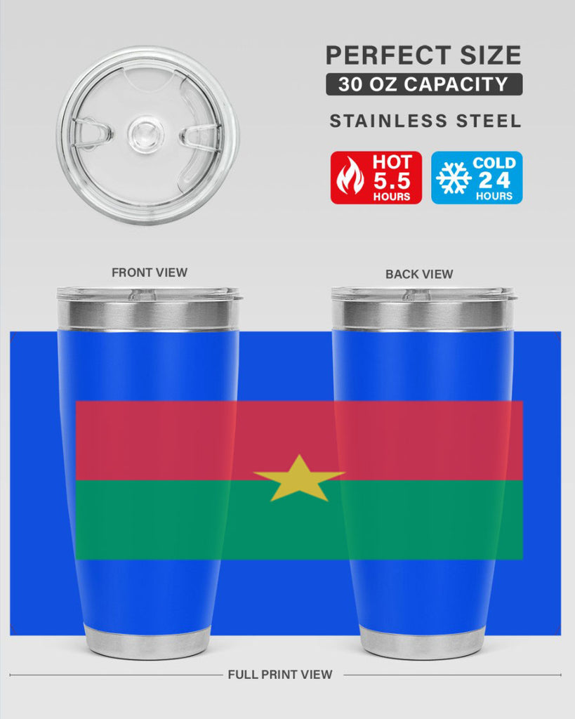 Burkina Faso 171#- world flags- Tumbler