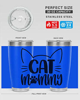 Cat Mommy Style 88#- cat- Tumbler