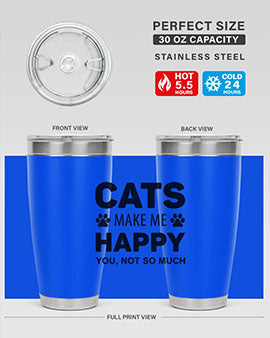 Cats Make Me Style 40#- cat- Tumbler