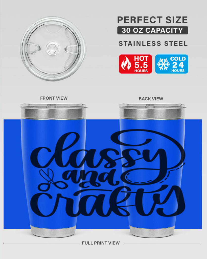 Classy And Crafty 43#- crafting- Tumbler