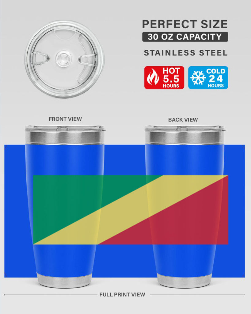 Congo Republic of the 158#- world flags- Tumbler