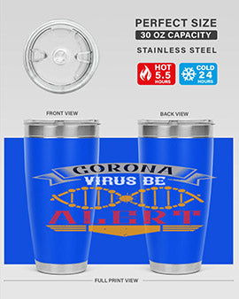 Corona Virus Be Alert Style 6#- corona virus- Cotton Tank