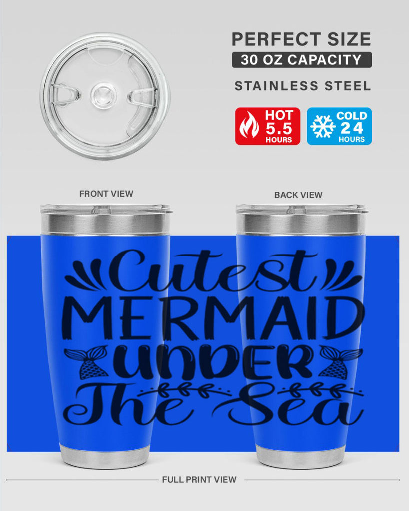 Cutest Mermaid Under The Sea 108#- mermaid- Tumbler