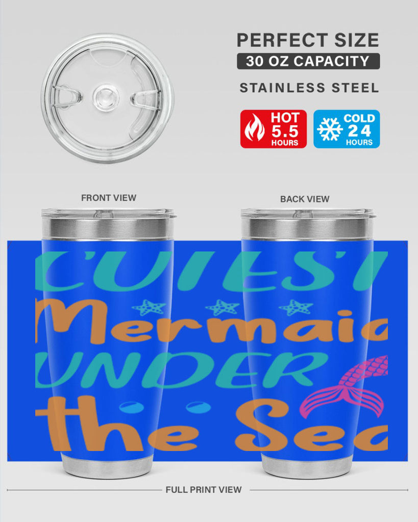 Cutest Mermaid Under the Sea 107#- mermaid- Tumbler
