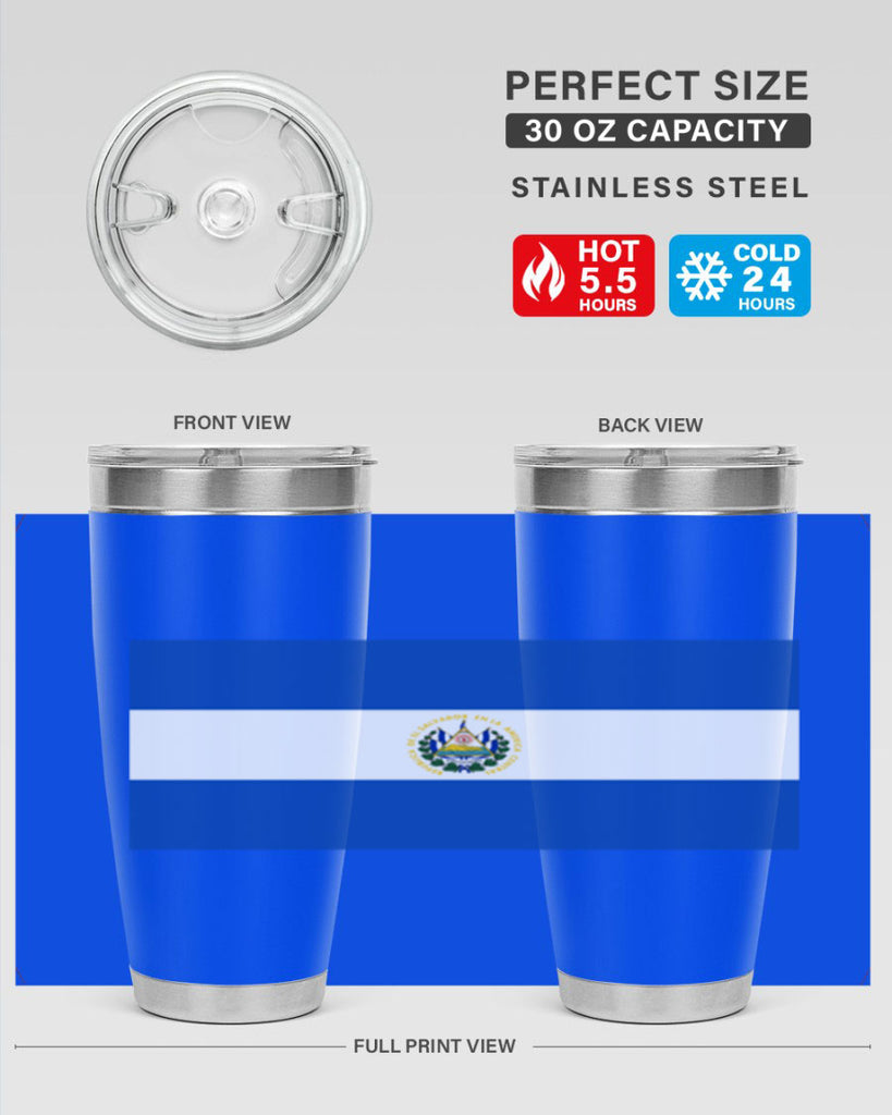 El Salvador 145#- world flags- Tumbler