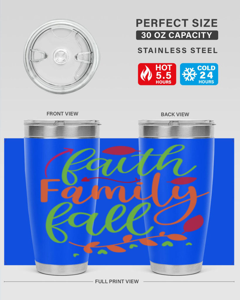Faith Family Fall 82#- fall- Tumbler