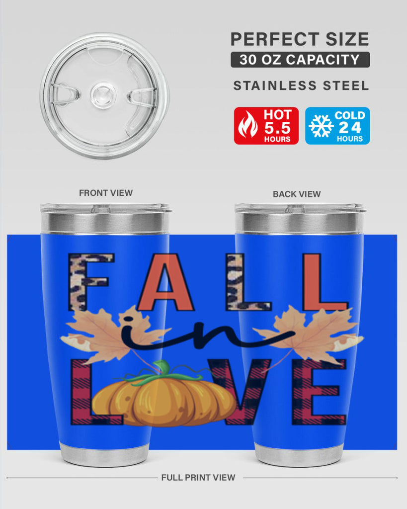 Fall in Love 104#- fall- Tumbler