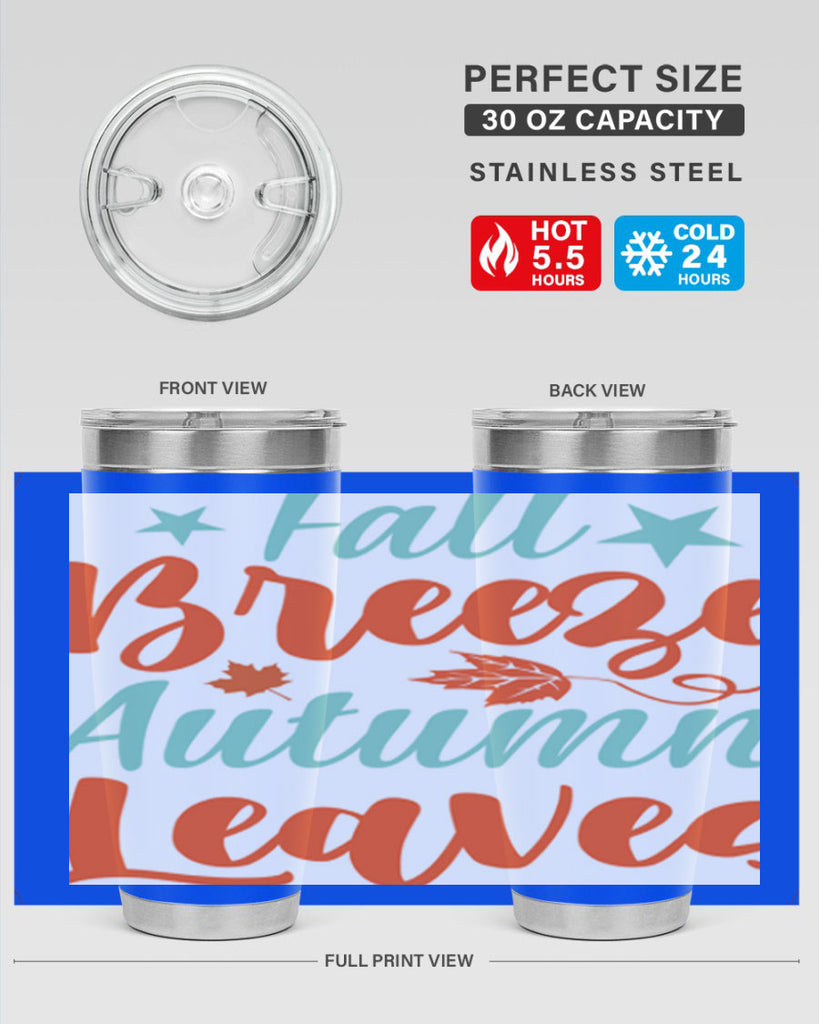 FallBreezeAutumnLeaves 147#- fall- Tumbler