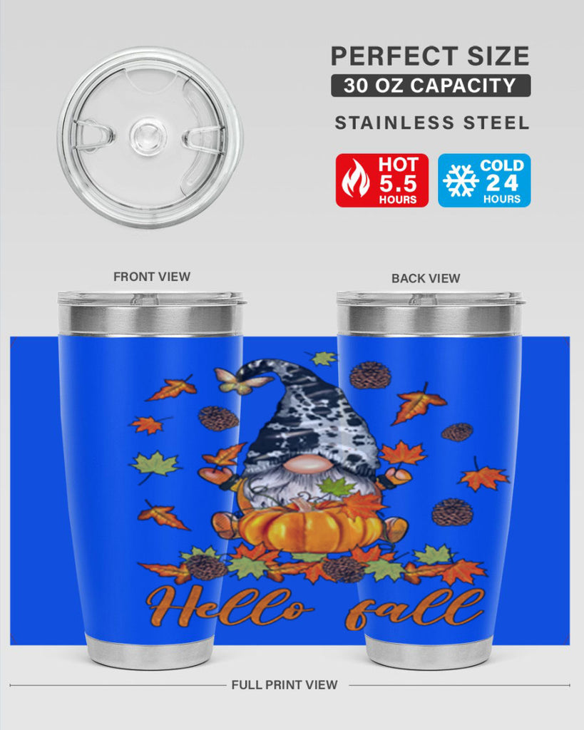 FallGnomeHelloAutumn 150#- fall- Tumbler