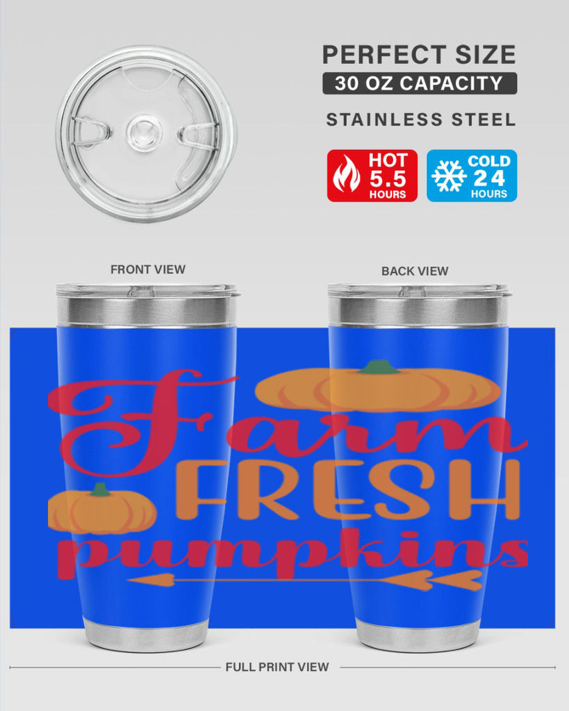 FarmFreshPumpkins 177#- fall- Tumbler