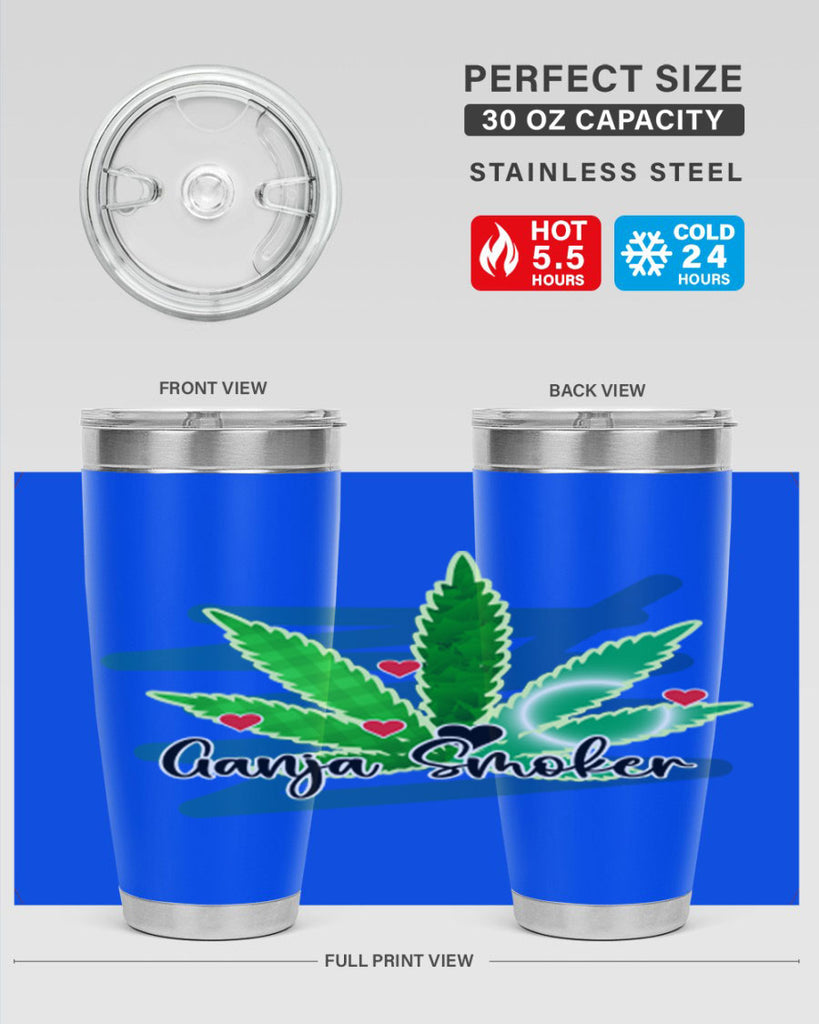 Ganja Smoker 88#- marijuana- Tumbler