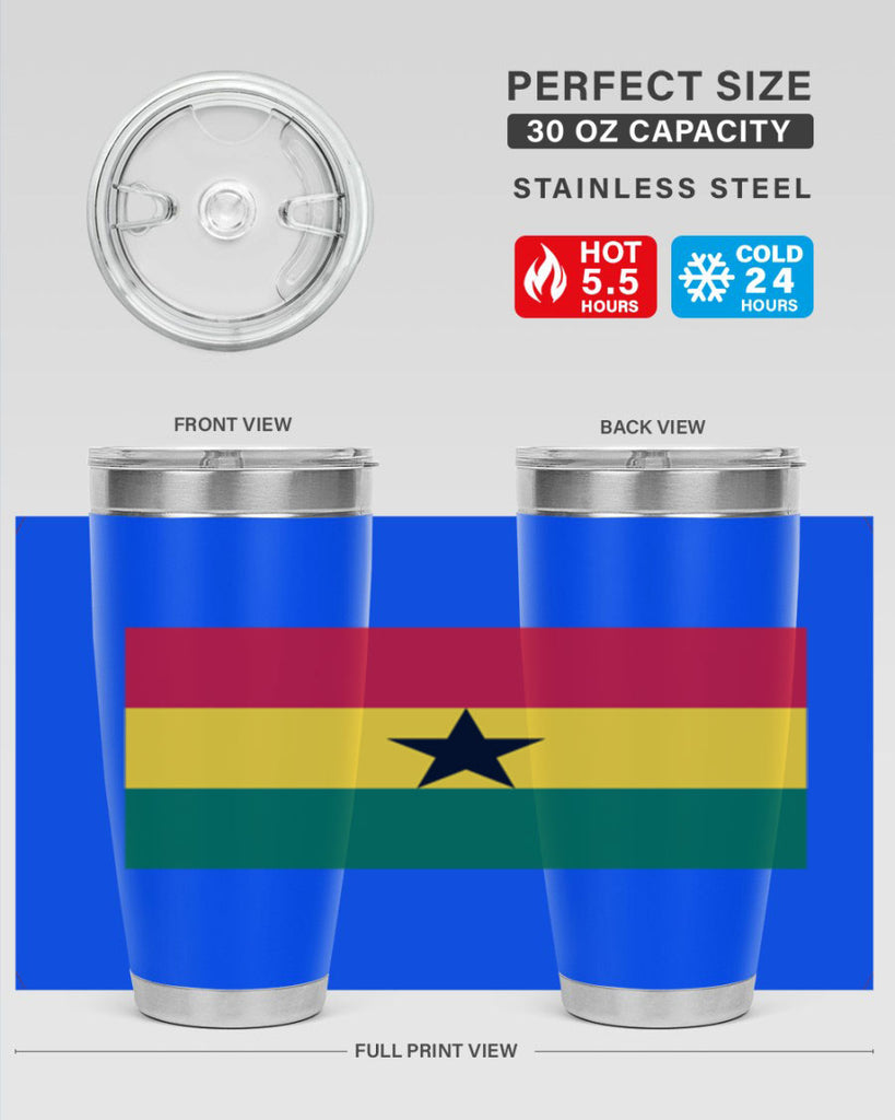 Ghana 132#- world flags- Tumbler