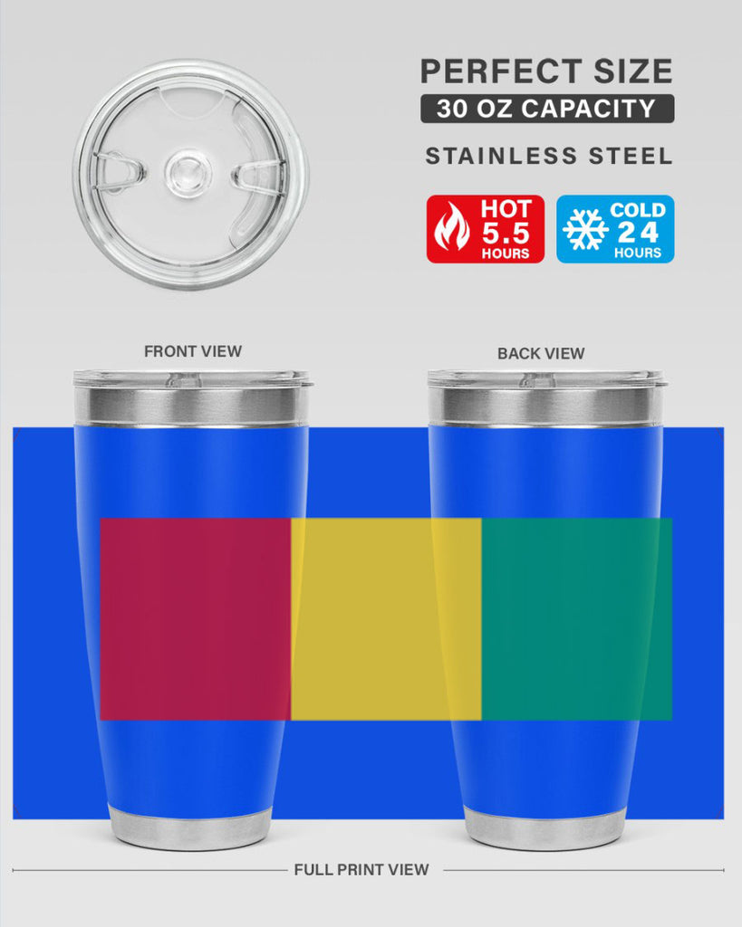 Guinea 127#- world flags- Tumbler