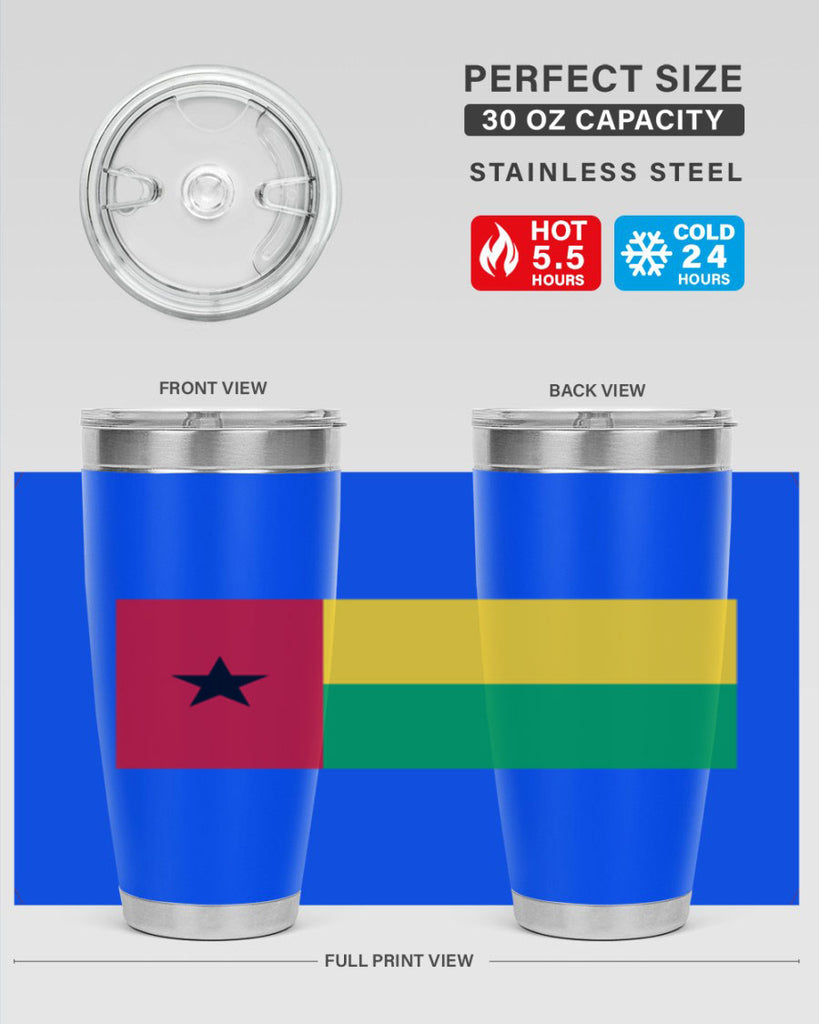 GuineaBissau 128#- world flags- Tumbler