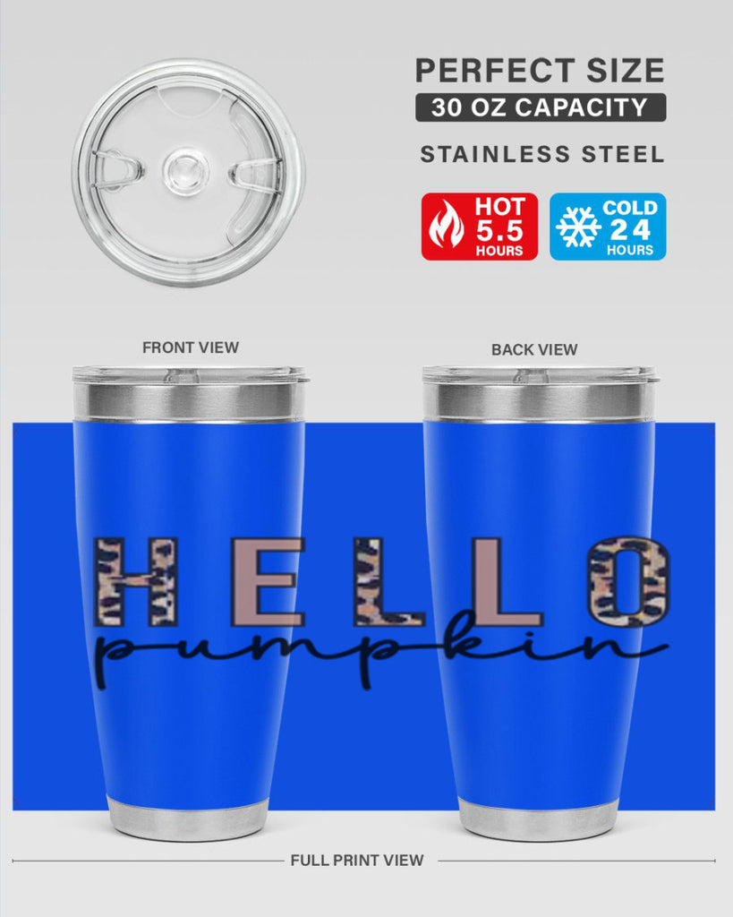 Hello Pumpkin Fall 291#- fall- Tumbler