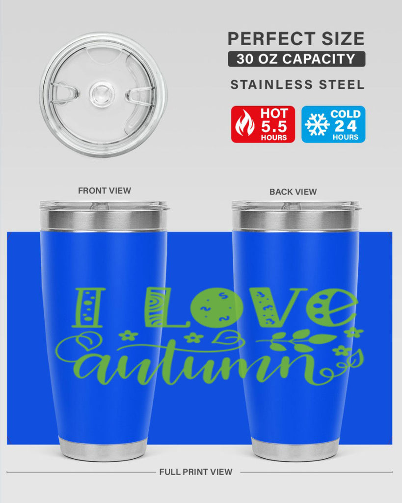 I Love Autumn 325#- fall- Tumbler