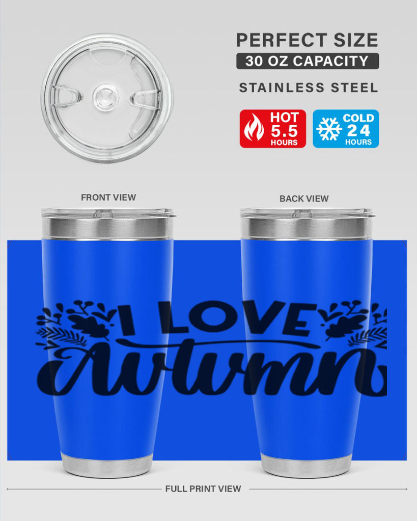 I Love Autumn 497#- fall- Tumbler