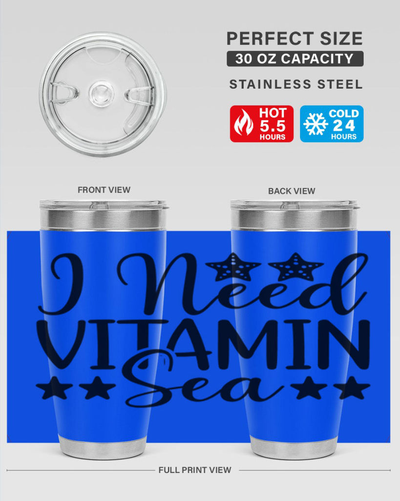 I Need Vitamin Sea 232#- mermaid- Tumbler