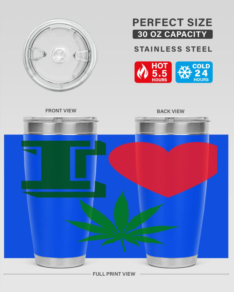 I love Cannabis 127#- marijuana- Tumbler