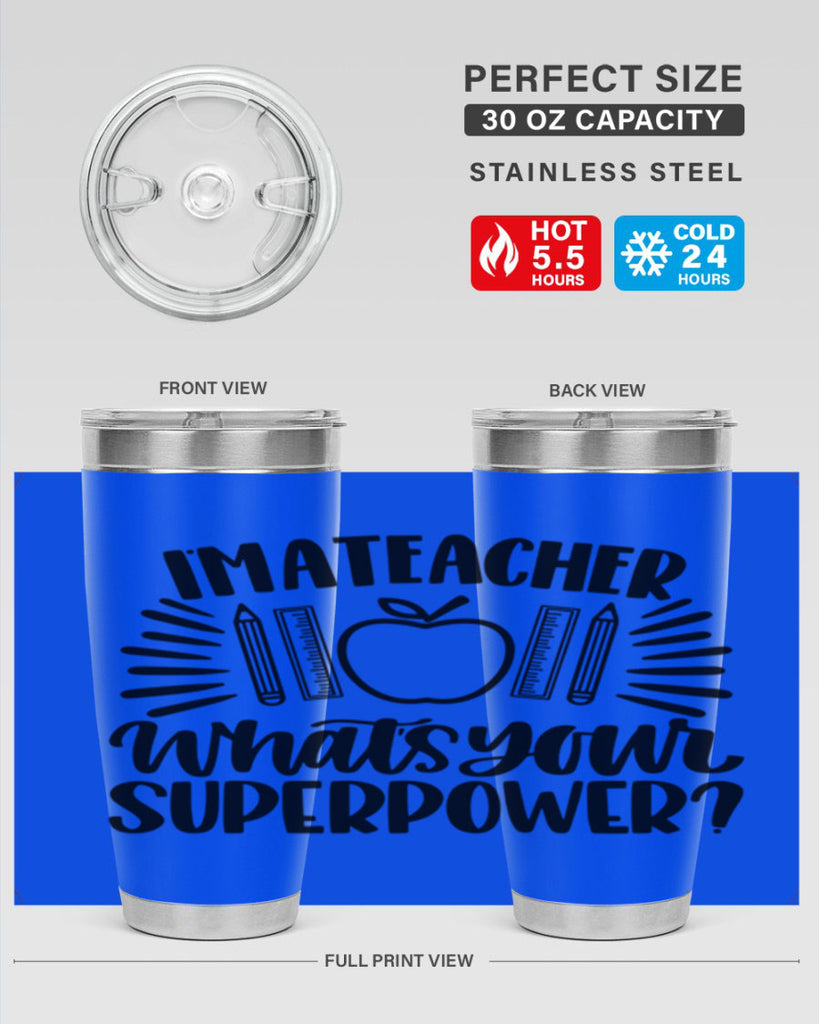 Im A Teacher Whats Your Style 72#- teacher- tumbler