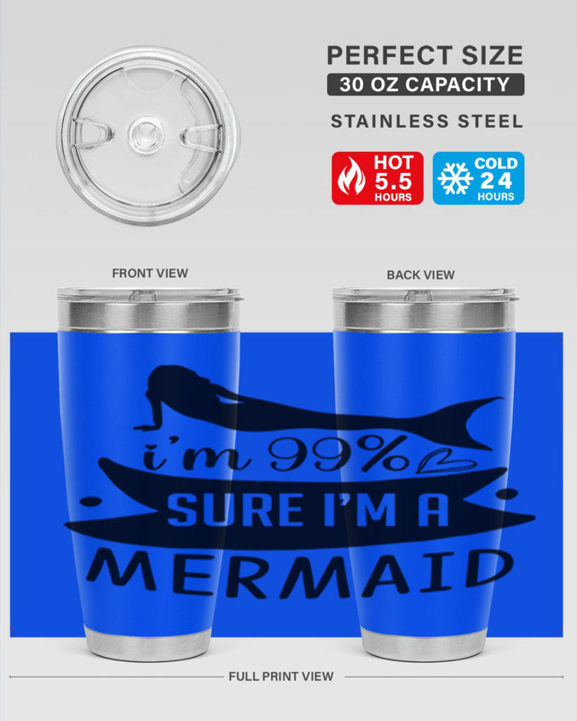 Im sure im a 248#- mermaid- Tumbler