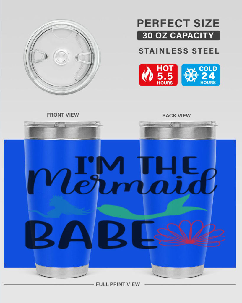 Im the Mermaid Babe 264#- mermaid- Tumbler