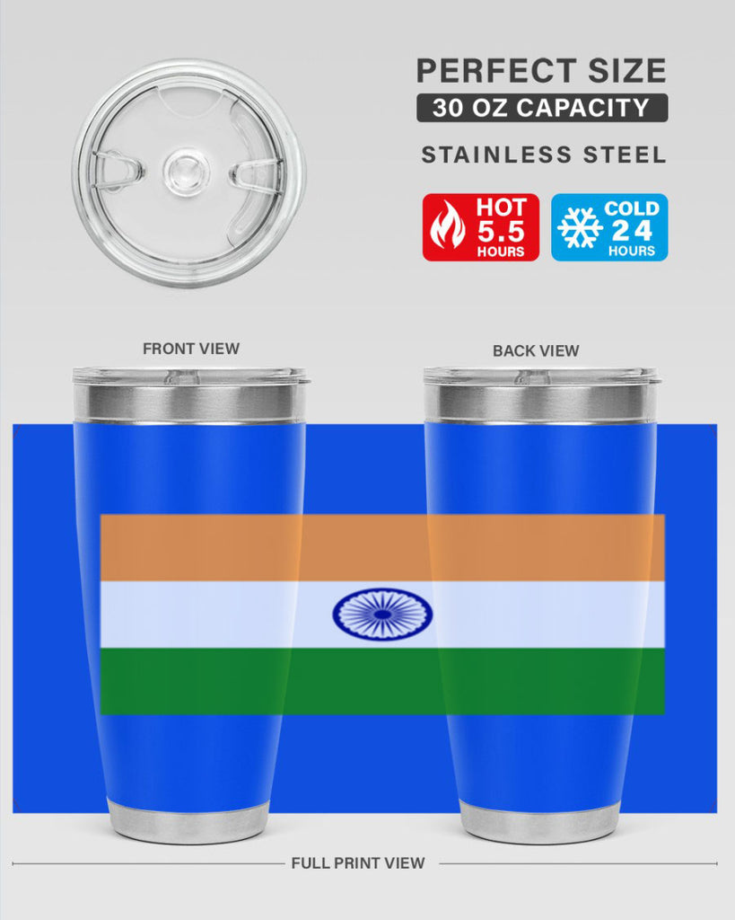 India 121#- world flags- Tumbler