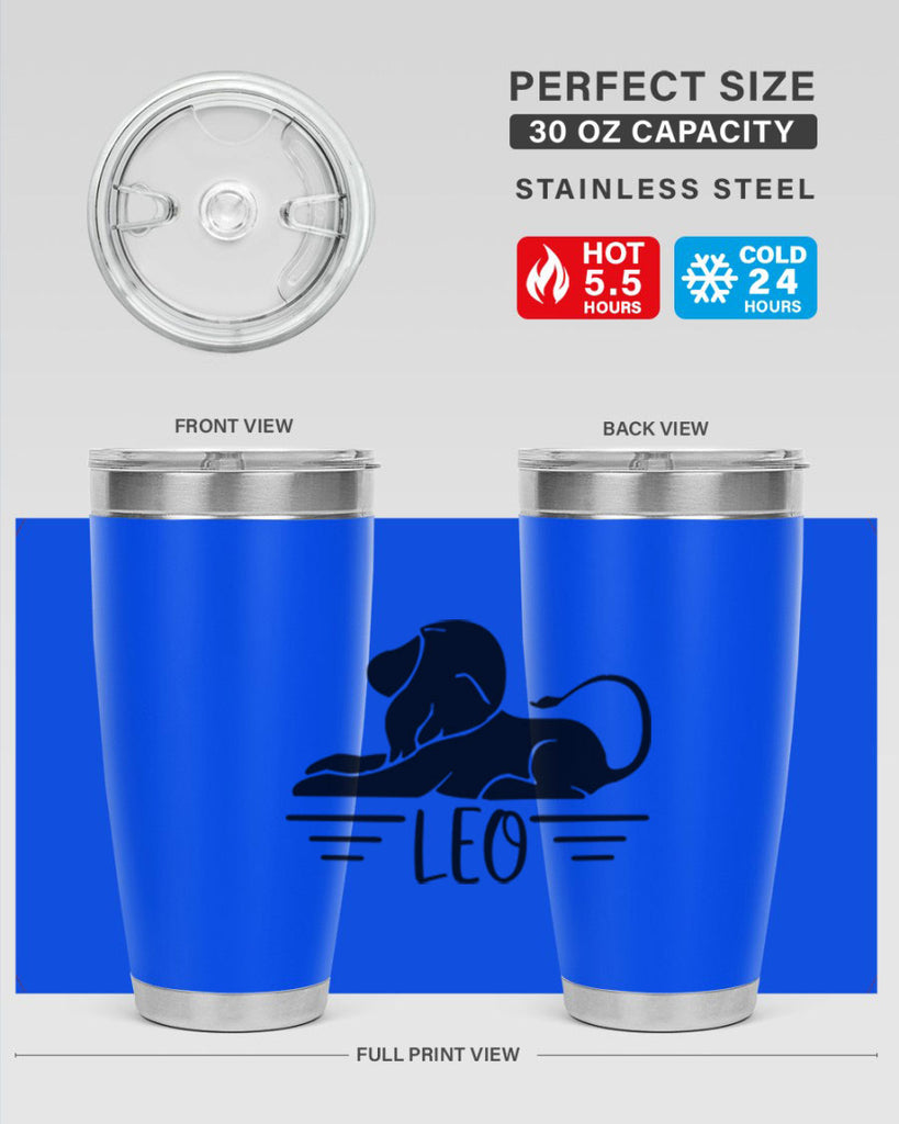 Leo 288#- zodiac- Tumbler