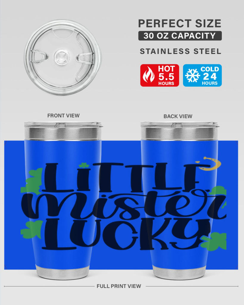 Little Mister Lucky Style 67#- St Patricks Day- Tumbler