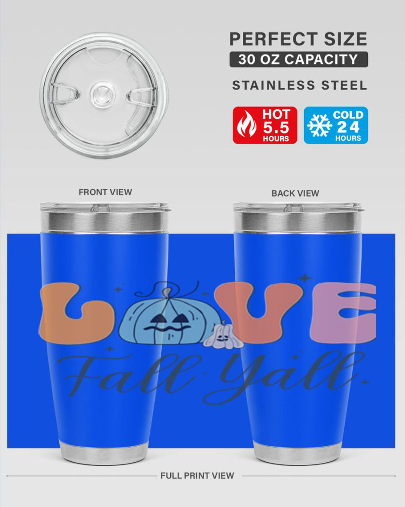 Love Fall Yall 413#- fall- Tumbler
